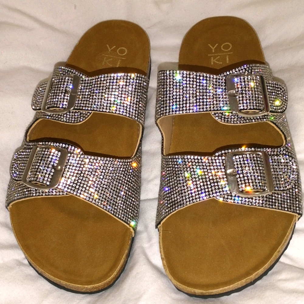 Rhinestone sandals